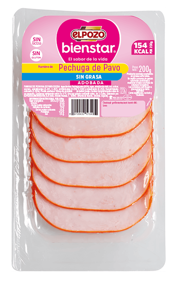 Pechuga de Pavo Adobada 200g