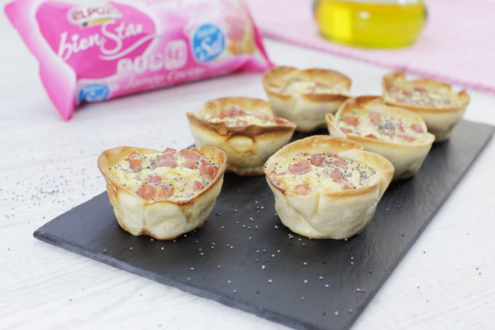 Mini quichés o tartaletas de jamón y queso – ElPozo BienStar