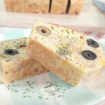 Budín salado de jamón y queso