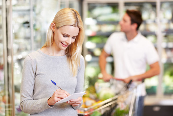 Organiza la lista de la compra para comer bien