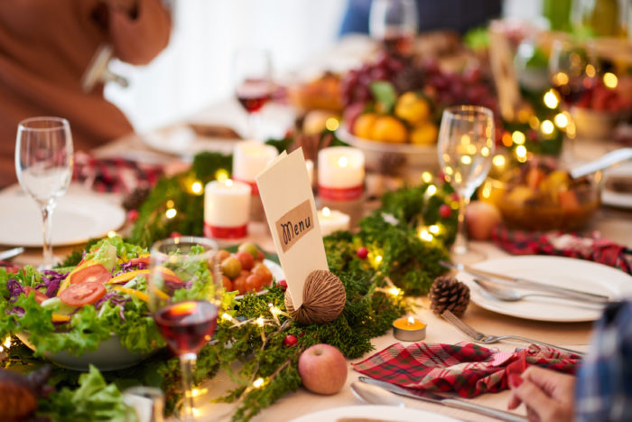 Prepara un menú saludable para Navidad