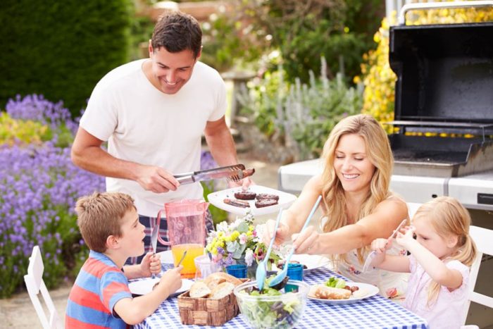 Vacaciones de verano, niños y alimentación