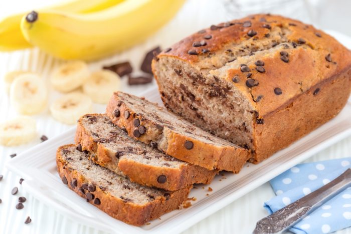 Receta de banana bread o pan de plátano sin azúcar